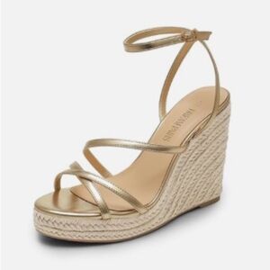 DREAM PAIRS Strappy Espadrille Platform Wedge Sandals
